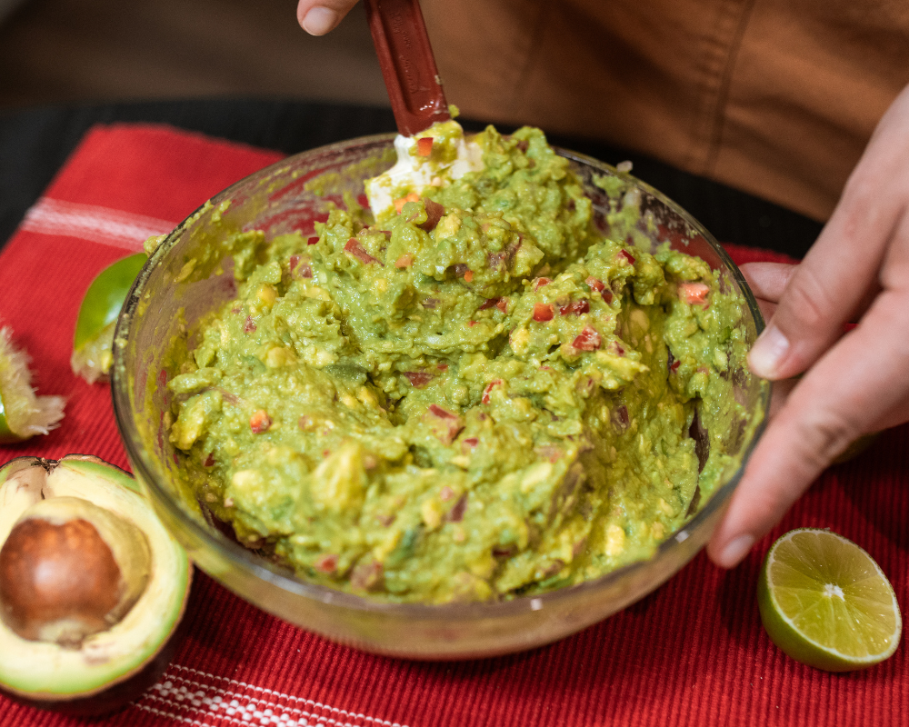 receita de guacamole