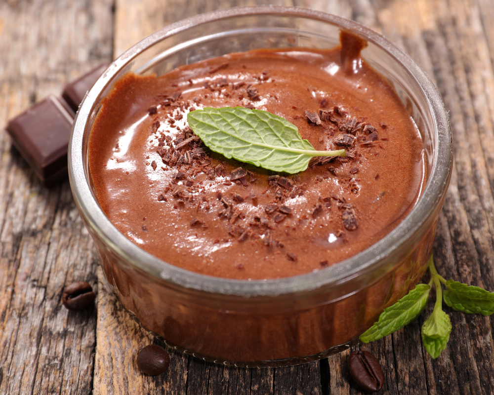 mousse de chocolate