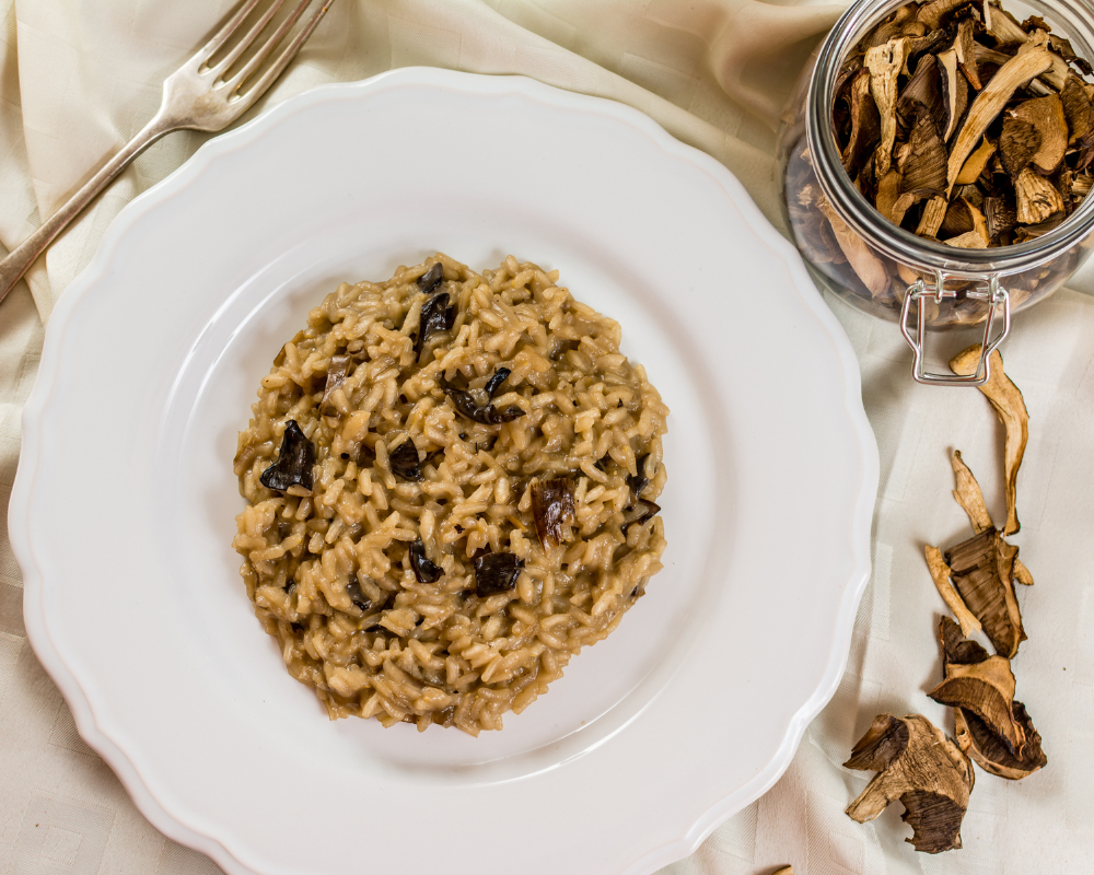 risotto al funghi secchi