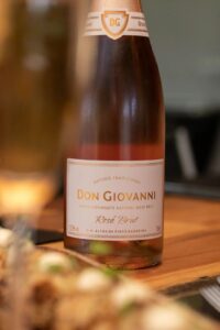 garrafa de espumante don giovanni rosé brut