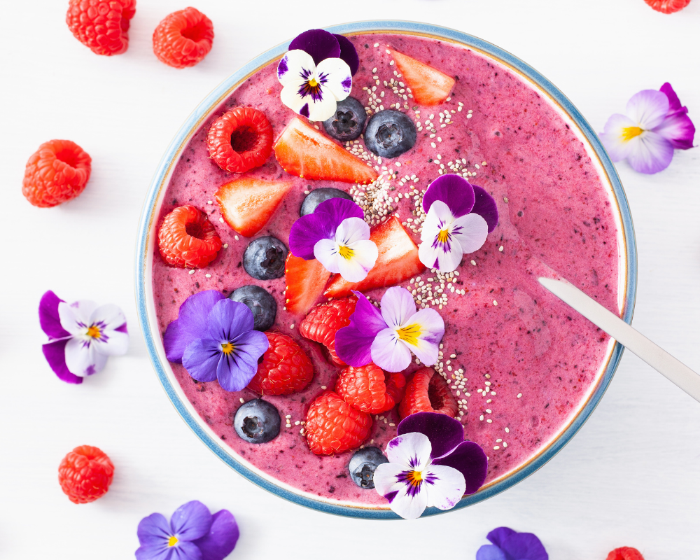 smoothie bowl tropical de verão