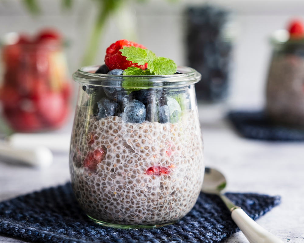 receita de chia pudding