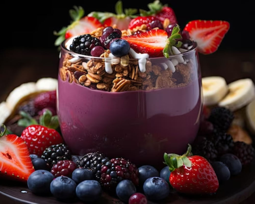 imagem para receitas refrescantes com açaí